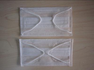 Two-layer non-woven ear band mask